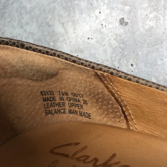 Clark’s Indigo Brown Animal Leather Dress Heel 7.5 - Picture 6 of 8